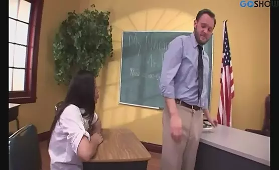 upsikret - Eager Student Seduces Studious Teacher and They Engage in Intense DeskBound Pleasure